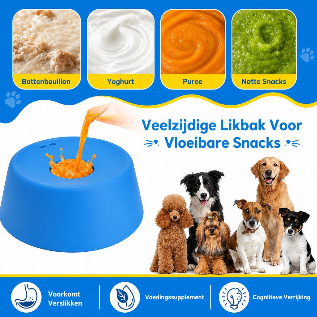 Voederbak voor vloeibare traktaties
