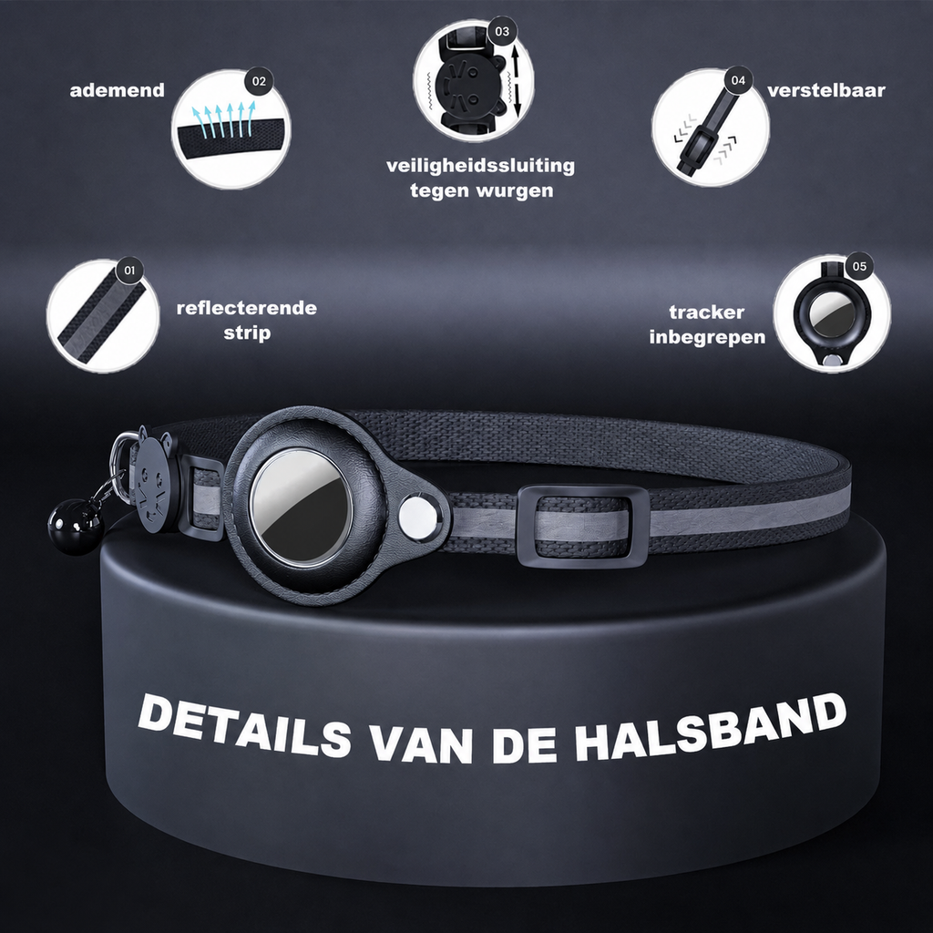 GPS-halsband voor katten en honden