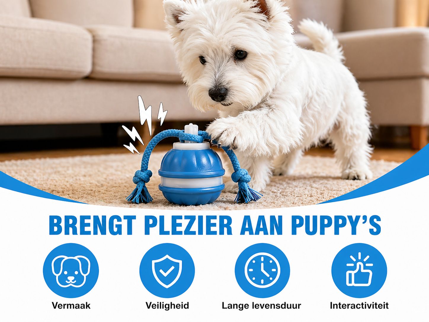 Interactieve bal voor honden