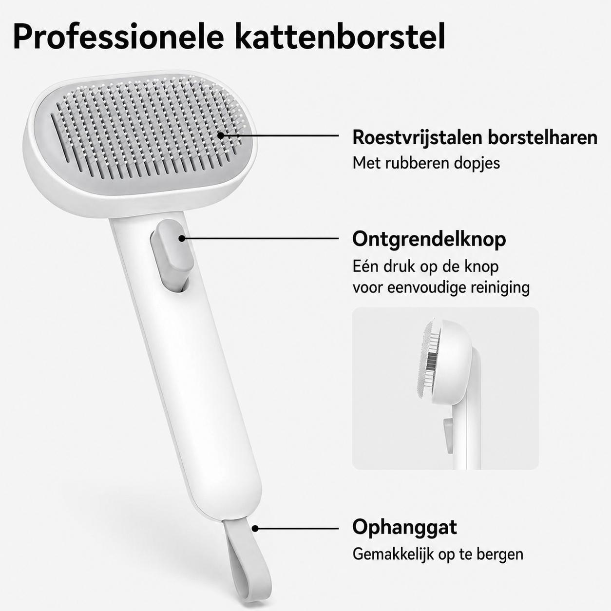 Professionele huisdierborstel